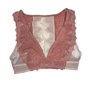 🌻Victoria’s Secret Chantilly Lace Plunge Bralette Dream Angels Size Small